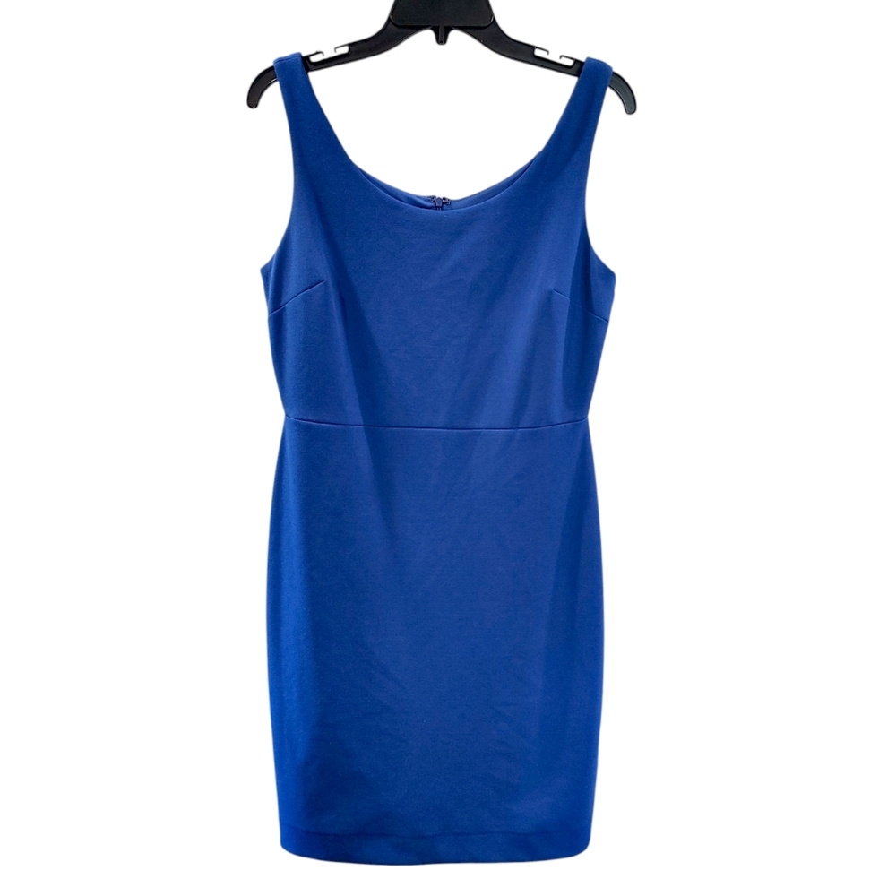 Betsey Johnson Royal Blue Sleeveless Bodycon Mini Sheath Dress Womens Size 6